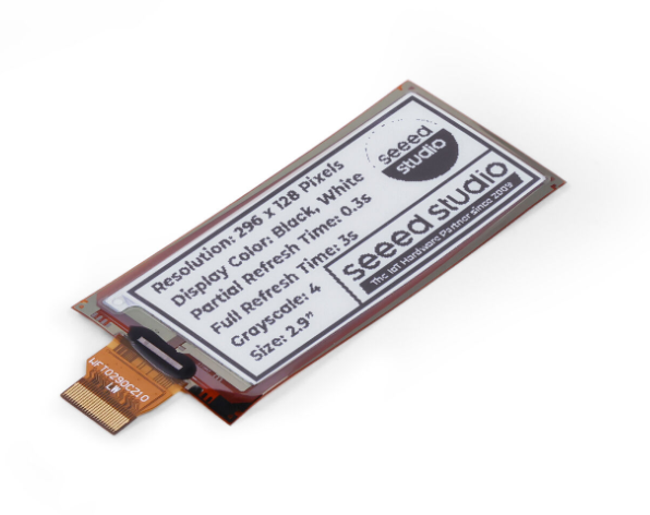 Display Epaper 2.9 - 104990852 Pantalla EInk EPaper monocromática flexible