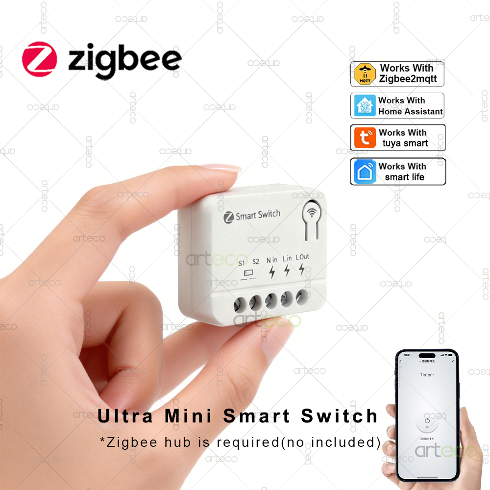Smart Home Automation Diy - Mini Interruptor Zigbee, Módulo de Interruptor