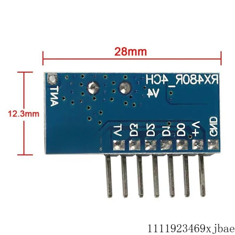 Módulo Inalámbrico RF de 433Mh - 433Mhz Receiver Module reseña y precio