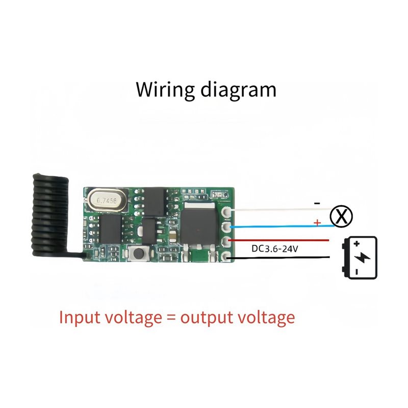 Controlador de interruptor RF  - 433Mhz Receiver Module reseña y precio