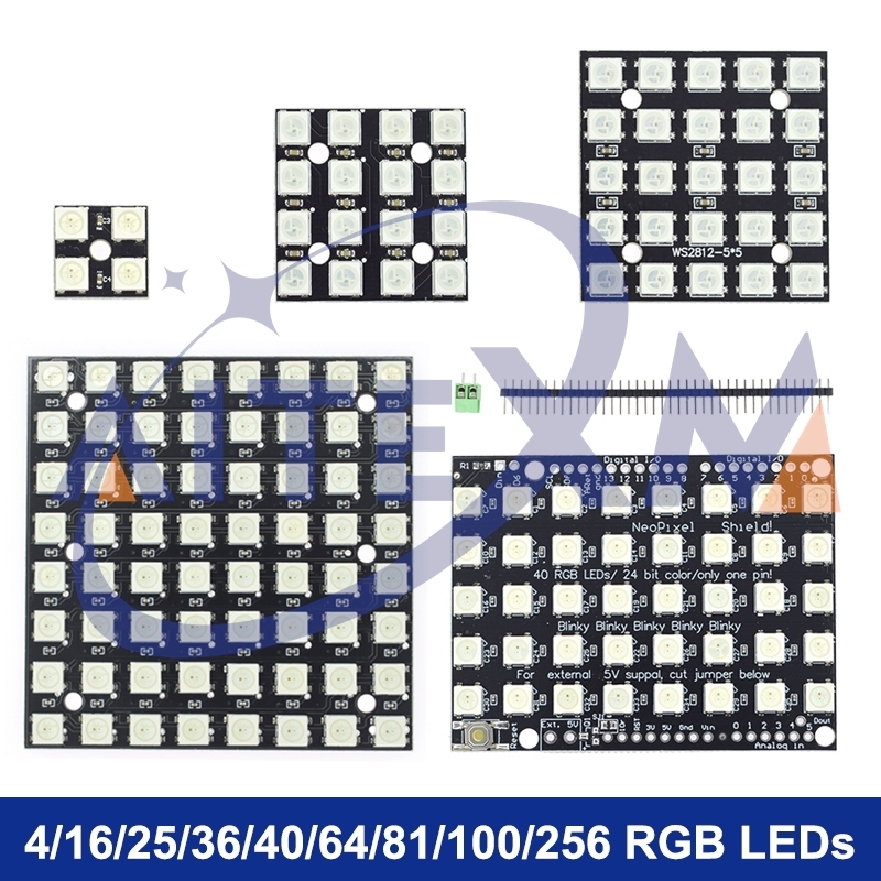 Módulo WS2812 5050 RGB 4x4 8x8 - Rgb Led Matrix 8X8 reseña y precio