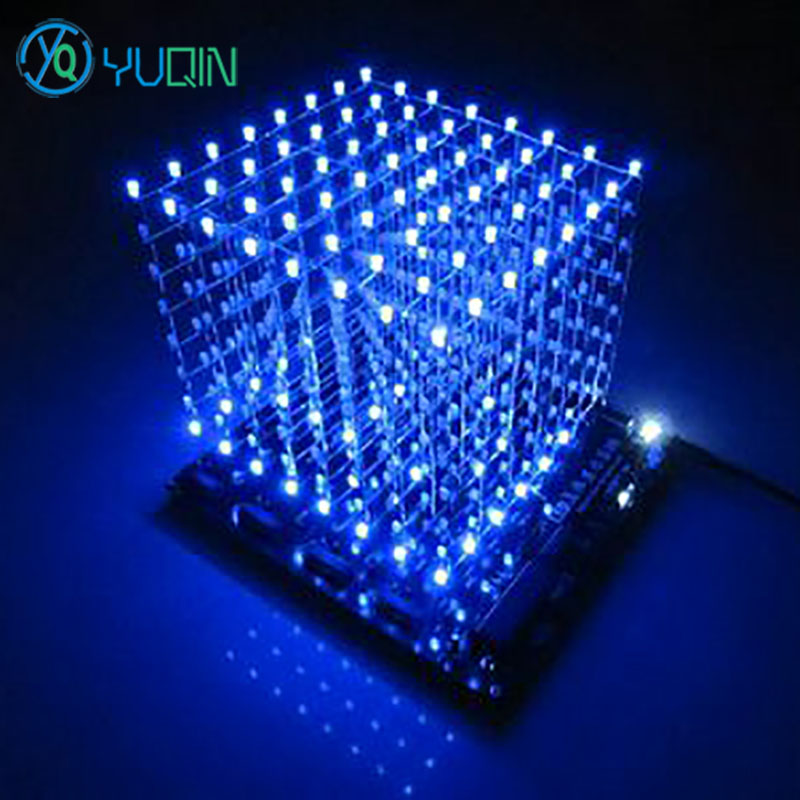 Kit de cubo LED 3D8 DIY 8x8x8  - Rgb Led Matrix 8X8 reseña y precio