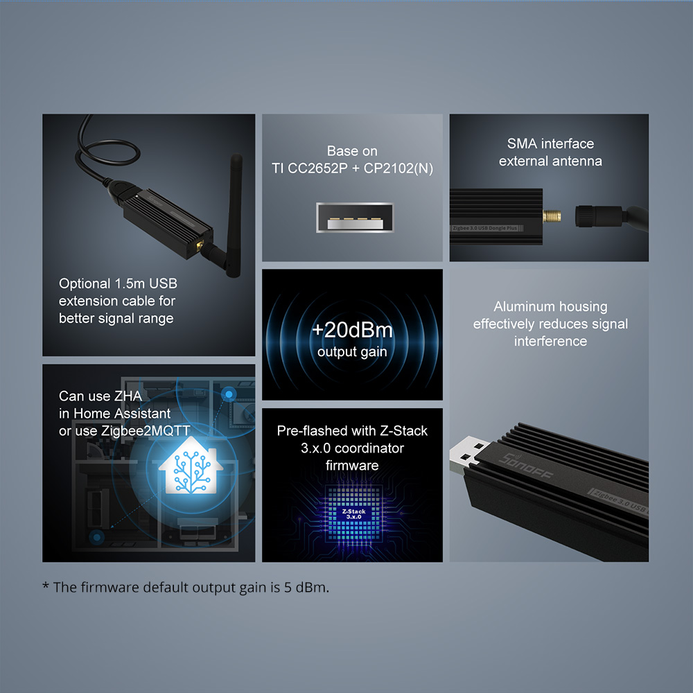 SONOFF Zigbee Gateway 3.0 ZBDo - Zigbee Coordinator Stick reseña y precio
