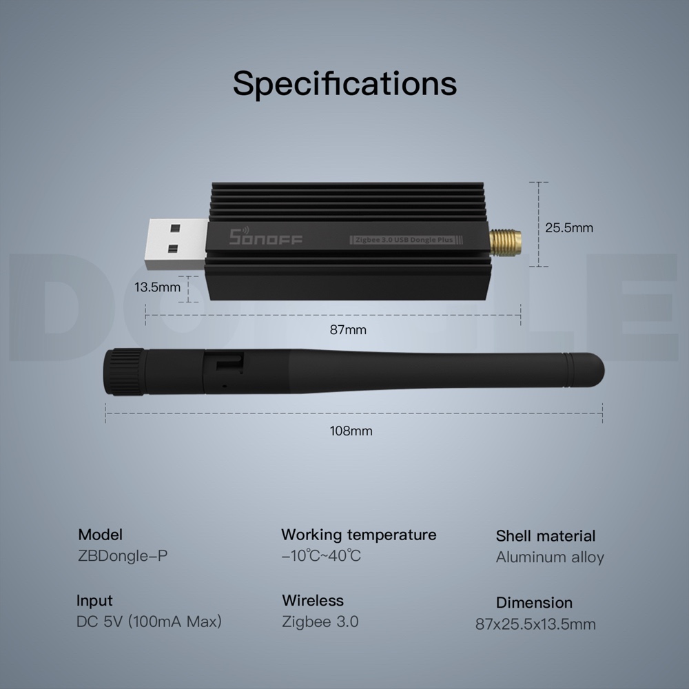 SONOFF Zigbee Gateway 3.0 ZBDo - Zigbee Coordinator Stick reseña y precio