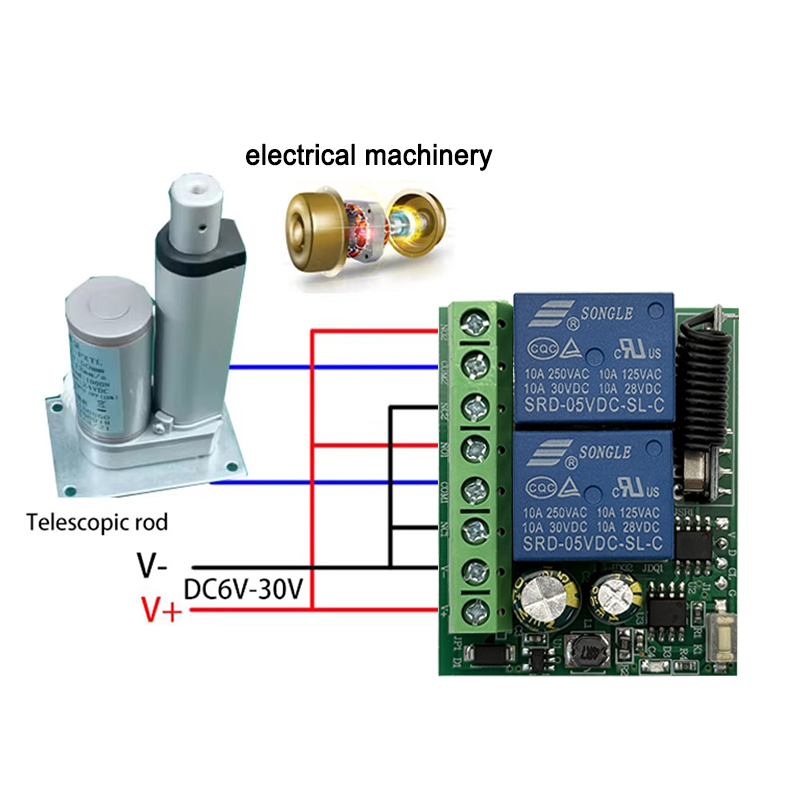 DC 12V 24V AC 220V RF433 2CH m - 433Mhz Receiver Module reseña y precio