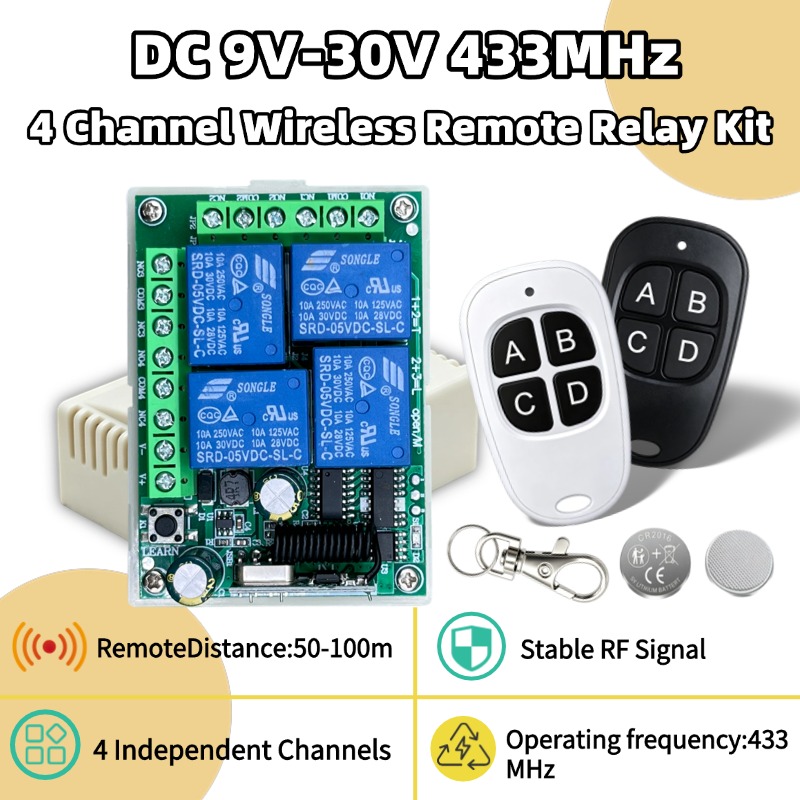 Control Remoto Inalámbrico Uni - 433Mhz Receiver Module reseña y precio