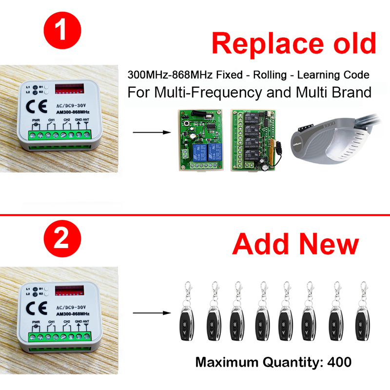 Receptor de control remoto uni - 433Mhz Receiver Module reseña y precio