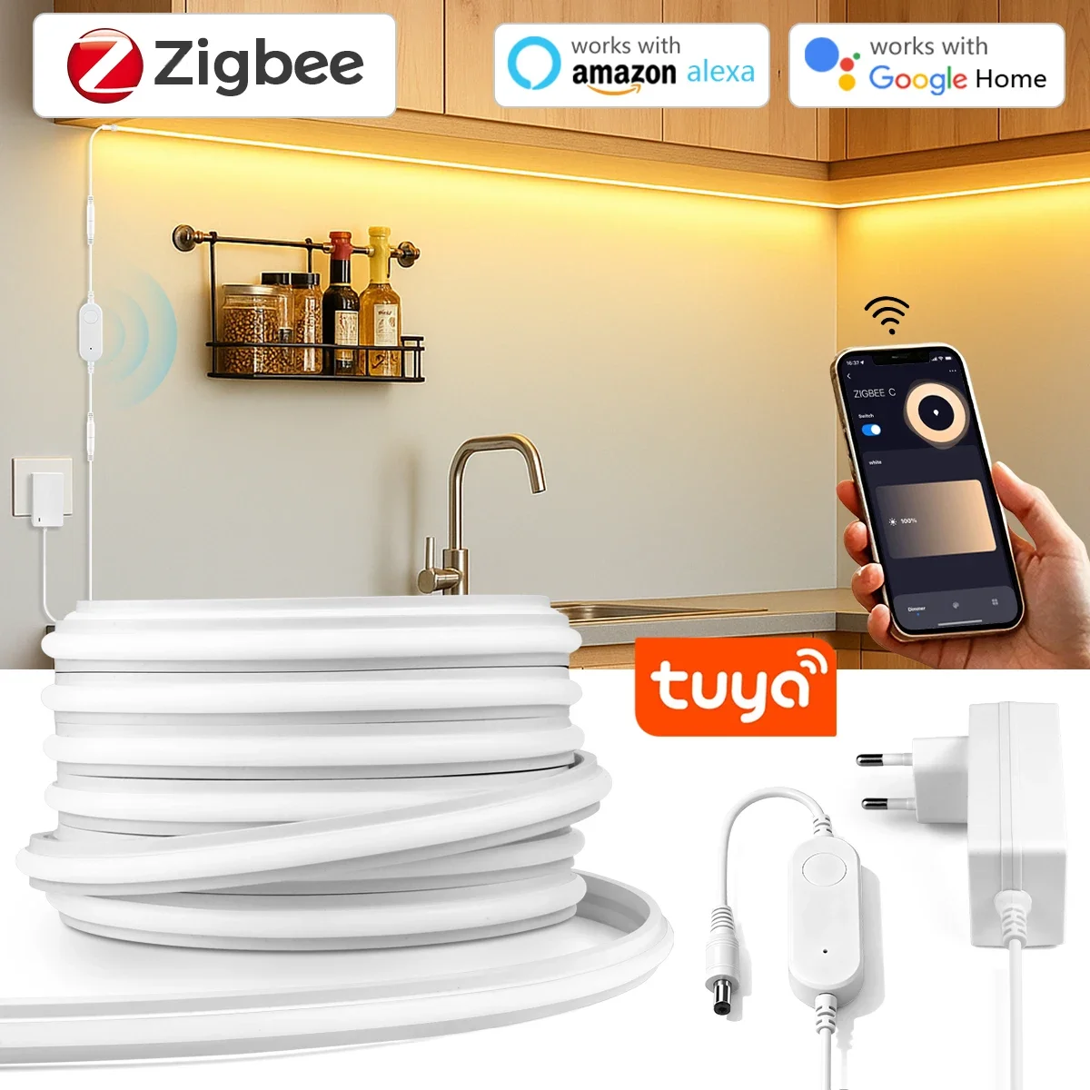 Tira de Luz LED de Neón Zigbee - Zigbee Coordinator Stick reseña y precio