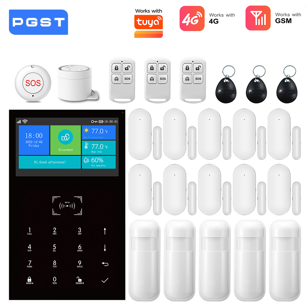 Sistema de Alarma WiFi 4G GSM  - Smart Home Automation Diy reseña y precio