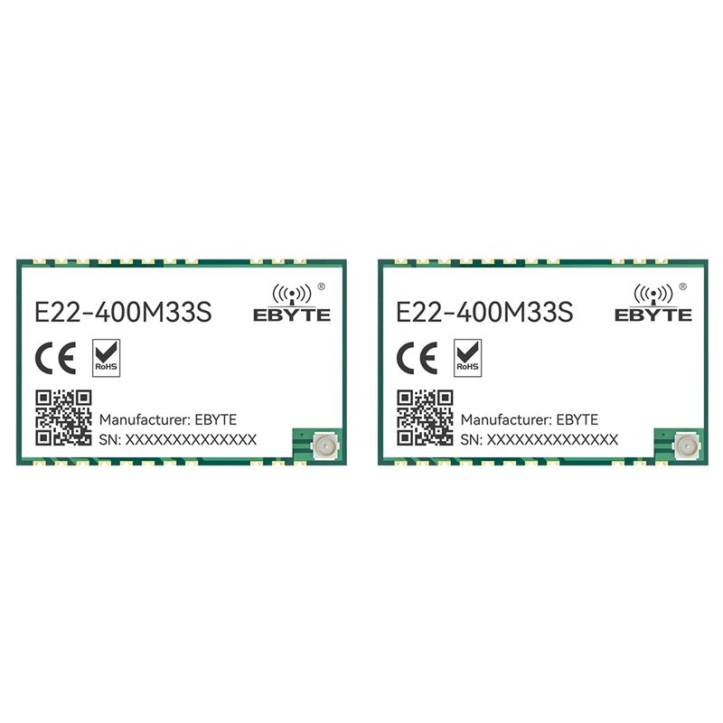 2X EBYTE SX1268 433Mhz Lora Mó - 433Mhz Receiver Module reseña y precio