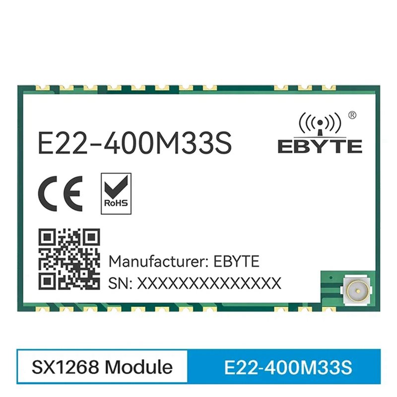 2X EBYTE SX1268 433Mhz Lora Mó - 433Mhz Receiver Module reseña y precio